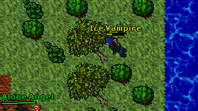 Ice Vampire on screen