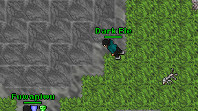Dark Ele on screen