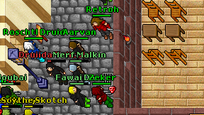 Retroh on screen