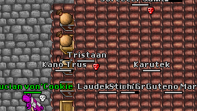 Tristaan on screen