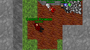Count Demon on screen