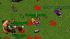Razzor Myth on screen