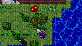 Pedu Sorcerer on screen