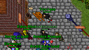 Ter raio on screen