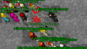 Purple Assasin on screen