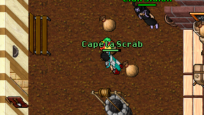 Capeta Scrab on screen