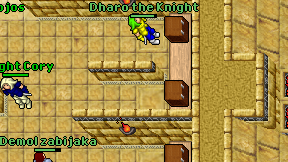 Dharo the Knight on screen
