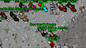 Berzerk Rage on screen
