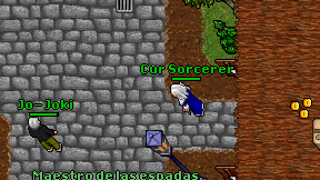 Cur Sorcerer on screen