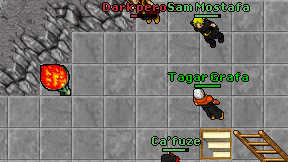 Dark perolax on screen