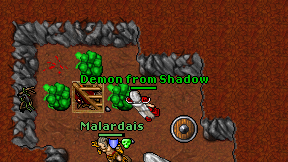 Demon from Shadow on screen