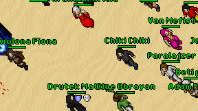 Chiki Chiki on screen