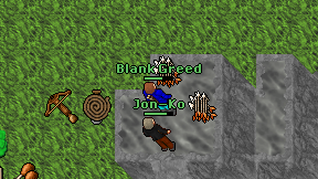 Blank Greed on screen