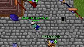 Robin Creator on screen