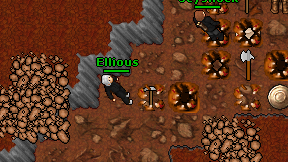 Ellious on screen