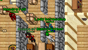 Lady hermosina on screen