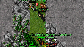 Aftack on screen