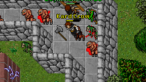 Kard Crow on screen