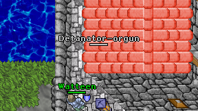 Detanator-orgun on screen
