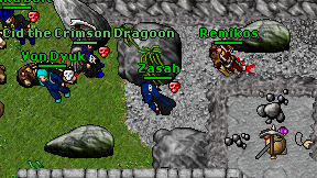Zasah on screen