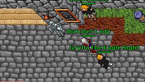 Butcher Lady on screen