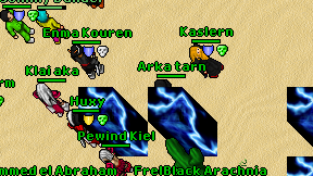 Arka tarn on screen