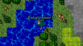 Datatrainer II on screen
