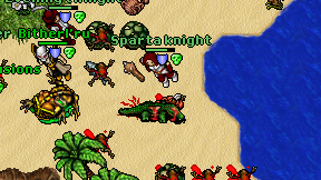 Sparta knight on screen