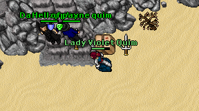 Lady Violet Quim on screen