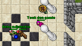 Took den gamle on screen