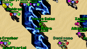 Necro Salas on screen