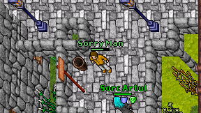 Sorry Man on screen