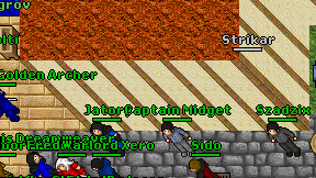 Strikar on screen