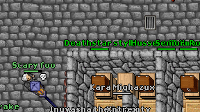 Deathstar style on screen