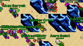 Soldier Cross on screen