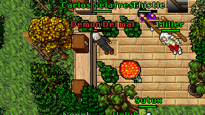 Demon Del mal on screen
