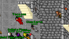 Clan Karte on screen