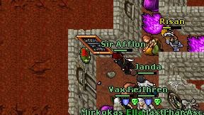 Sir Afflon on screen