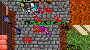 Mistic Lady Inferna on screen