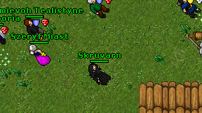 Skruvarn on screen