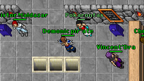Demonic pir'ate on screen