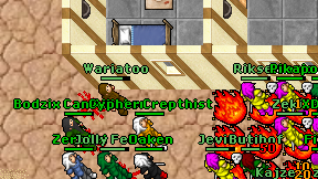 Wariatoo on screen