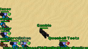Gamblo on screen