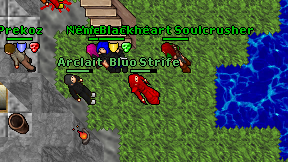 Bluo Strife on screen