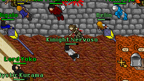 Kinight Nervoso on screen