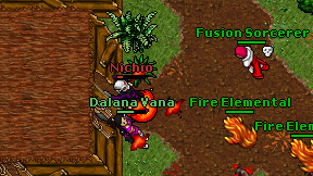 Nichio on screen