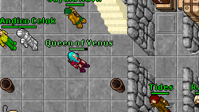 Queen of Venus on screen