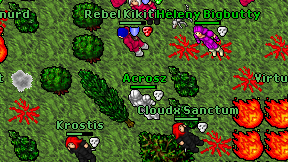 Acrosz on screen