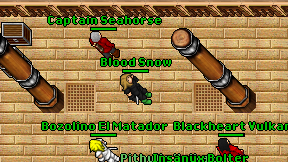 Blood Snow on screen