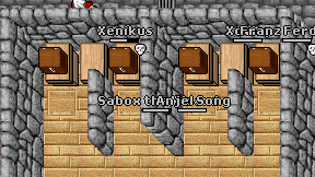 Sabox the Wizard on screen